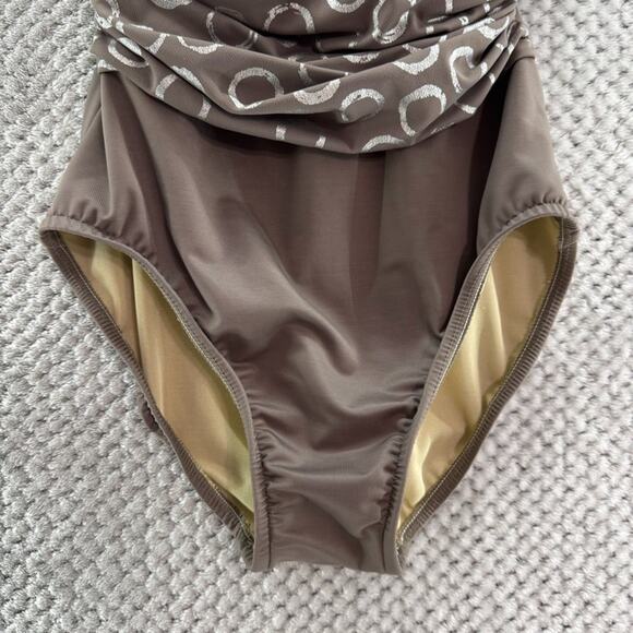 Magic Suit Swimwear Women S Mauve Silver One Piece Swimwear Pool Beach Wire - Picture 3 of 13